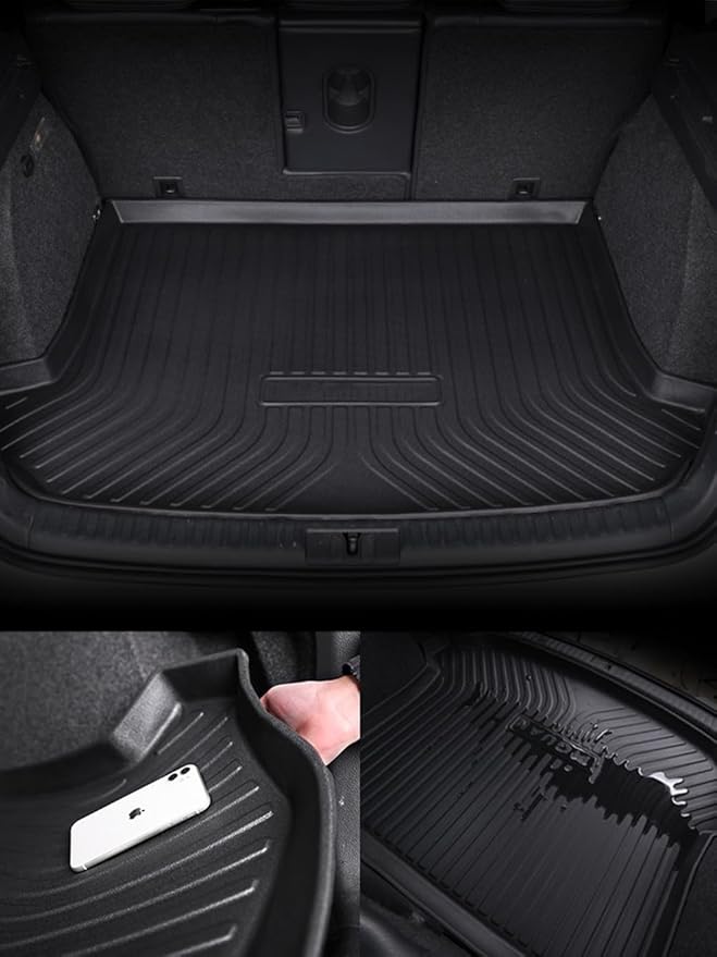 Cargo Liners Fits Toyota Camry 2007-2011 Rear Trunk Floor Mats 3D Boot Tray All-Weather TPE Black
