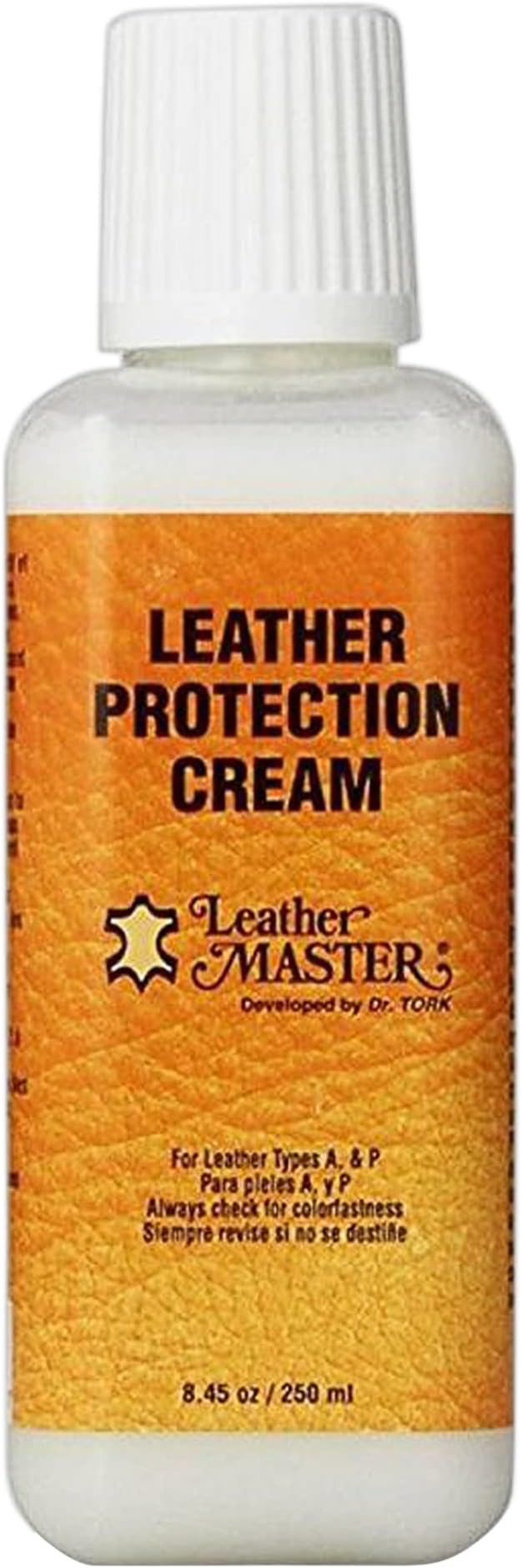 LEATHER MASTER 250ML Leather Protection Cream - Leather Cleaner and Conditioner for Couch Clothes Purses Shoes Boots Car Leather Water Based Formula