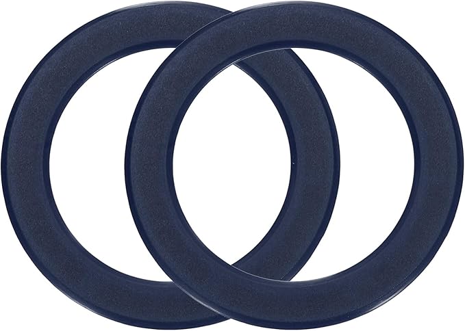 uxcell Magnetic Adapter Ring, 2Pcs Magnetic Sticker Ring ABS Universal Magnet Wireless Charging Conversion Kit for Mobile Phone Case Wireless Charger, Blue