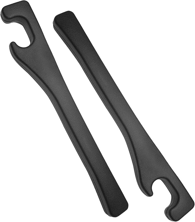 Black 2 PCS Car Seat Gap Filler, Car Seat Catcher Space Filler Between Car Seat and Console, Universal Car Accessories Auto Seat Gap Filler (Normal)