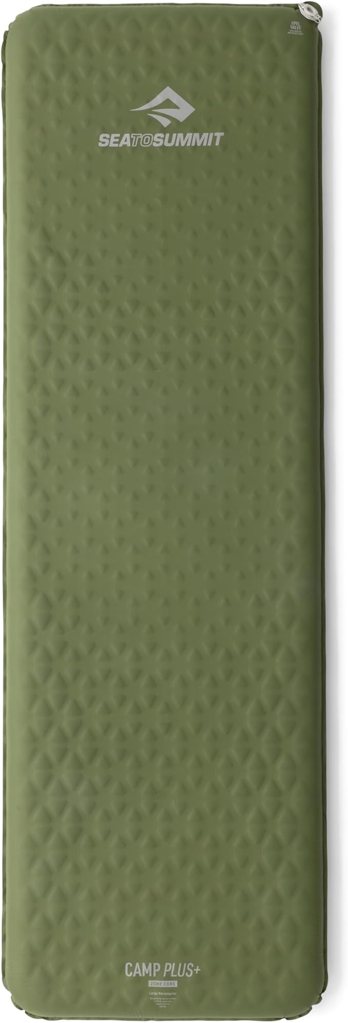 Sea to Summit Camp Plus Self-Inflating Foam Sleeping Mat for Camping - Rectangular - Large (78 x 25.2 x 2.6 inches)