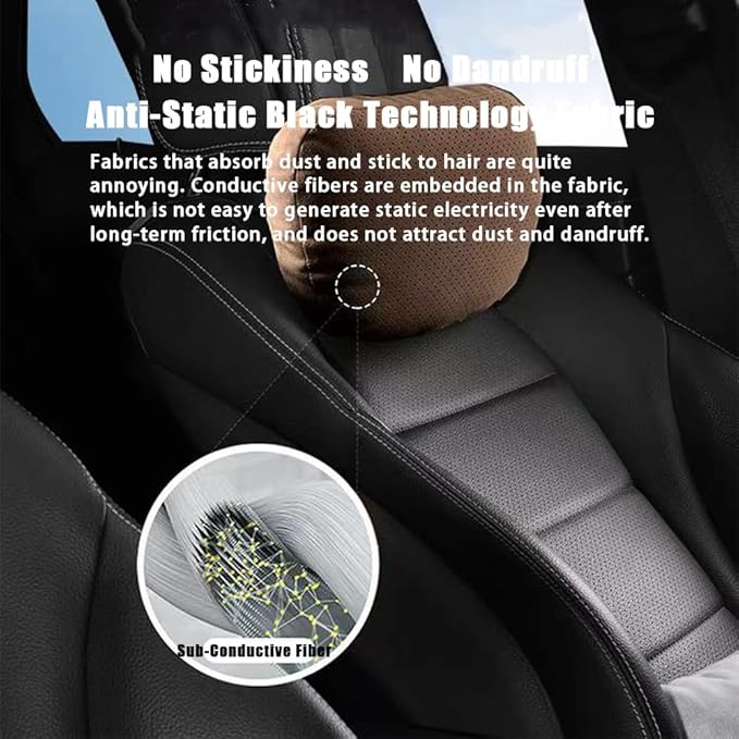 Car Headrest Pillow for Volkswagen VW Golf Variant VIII VI V IV III Wagon Estate 5-Seats Car Seat Lumbar Pillow Car Headrest Pillow Car Seat Neck Break Cushion Head Support Rest Pillow Accessories