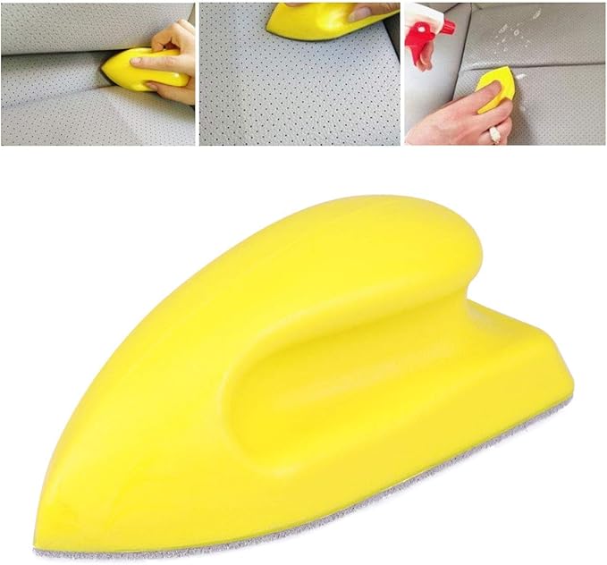 WINOMO Leather Brusher Car Seat Brush Nanometer Cleaning Brush for Vehicle Furniture Couch Boots Sofa Interior Clean