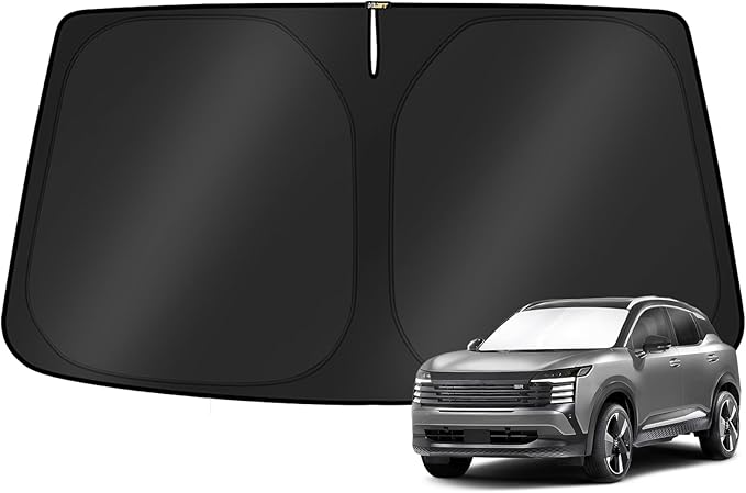 KUST Windshield Sun Shade for Nissan Kicks 2025 2026 Custom Fit Sunshade Accessories Foldable Sun Protector Block UV Rays Keep Car Cooler