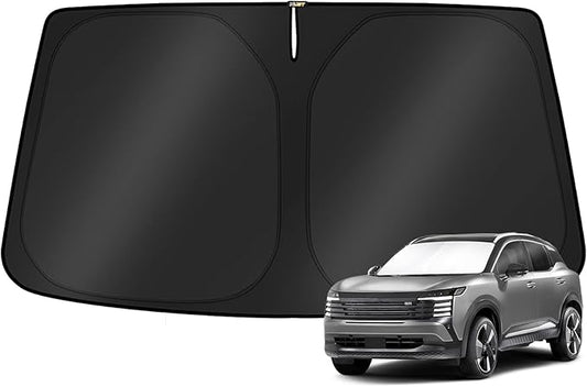 KUST Windshield Sun Shade for Nissan Kicks 2025 2026 Custom Fit Sunshade Accessories Foldable Sun Protector Block UV Rays Keep Car Cooler