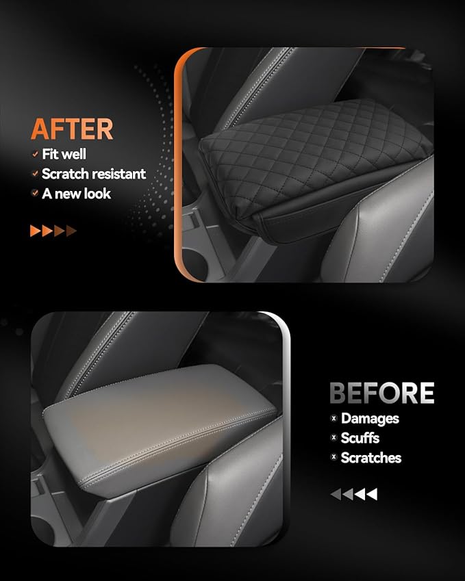 CDEFG for Subaru Crosstrek/Impreza 2023-2025 Center Console Cover Armrest Box Cover for Crosstrek/Impreza 2024 2025 Accessories Console Arm Rest Protector