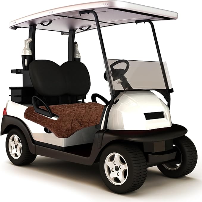 TUYU Golf Cart Seat Covers,EZGO Golf Cart Seat Cover, Golf Cart Seat Towl Blanket, Golf Cart Covers for 2-Person Seats Club Car, Golf Cart Accessories Golf Gifts for Men. Soft and Comfortable