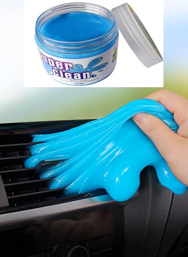 Car Cleaning Gel for Car Cleaning Kit Car Detailing Putty Cleaning Putty Gel Auto Car Interior Cleaner Dust Cleaning Mud for Cars and Keyboard Cleaner Cleaning Slime (Blue)