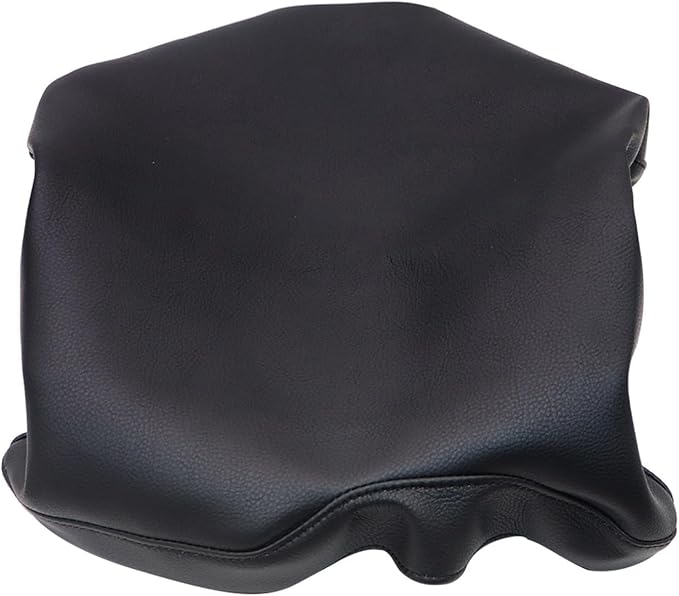 Mythoria Car Microfiber Leather Jump Seat Center Console Lid Armrest Cover Cushion Pad Compatible with Ford F-150 F-250 F-350 F-450 2015 2016 2017 2018 2019 2020 2021 2022 (Only Leather Part)
