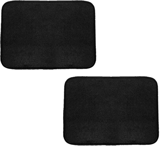 FH Group Car Floor Mats - Carpet Floor Mats for Cars, Universal Fit Automotive Floor Mats, All Purpose Car Floor Mats, Carpet Protector Mat for Most Sedan, SUV, Truck Floor Mats Black