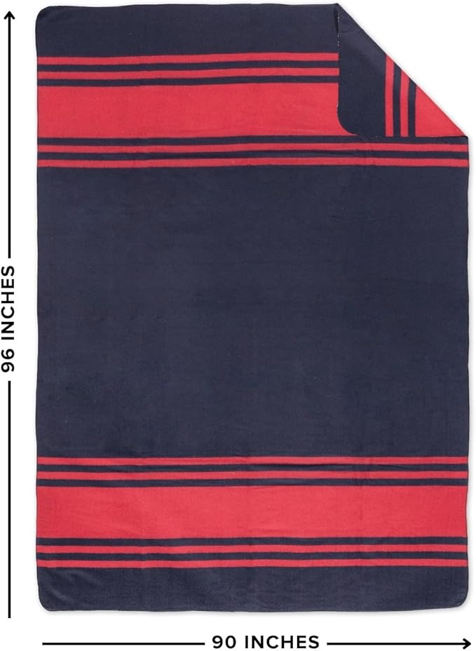 Arcturus Rainier Wool Blanket - Warm, Heavy, Washable, Bed Blanket | Great for Home & Camping (Lava Canyon, Queen)