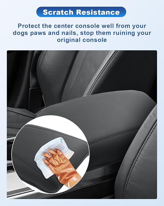 CDEFG for 2026 RDX Center Console Cover for 2025 2026 RDX Accessories Armrest Pad Middle Console Pad Arm Rest Cushion Console Protector Leather Cover