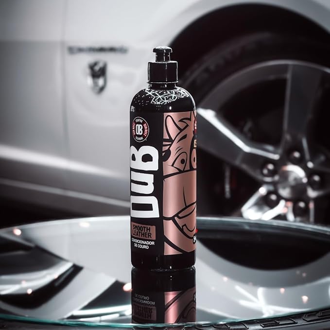 DUB BOYZ Smooth Leather Conditioner, Deep Conditioning & UV Protection, Non-Greasy Formula, Safe for Car Interiors, Furniture & Luxury Leather Goods (16 Fl Oz)