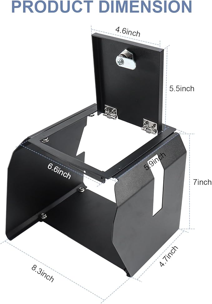 Center Console Lock Safe Box Compatible with Jeep Wrangler JL 4XE 2018-2025 for Gladiator JT Interior Accessories Armrest Vault Security Organizer Tray with 3 Digit Combo Password