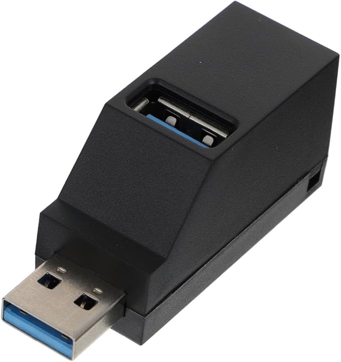 ARTIBETTER USB Hub Adapter Ports Portable USB Splitter for Laptop Design for Mouse Keyboard and Printer Compact and Expander