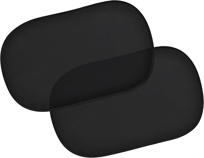 EcoNour Car Side Window Shades | Medium - 2 Pack Sunshade for Kids | Automotive Sun Protection from UV and Sun Glare | Car Baby Accessories (20"x12")