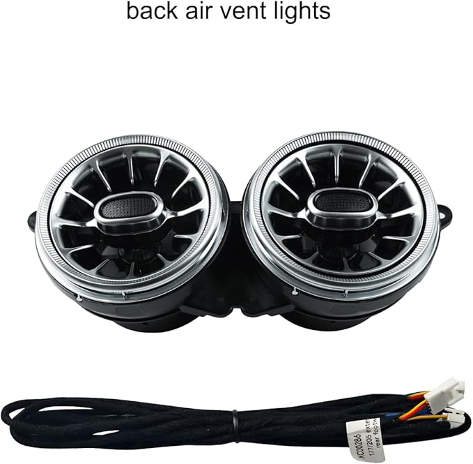 8pcs W222 Accessories LED Air Vent Ambient Lights Kit 64colors Replacement for Benz S Class W222 S400 S450 S500 S550 S560 S580 S600 S63 S65 NOT for Coupe 2 Doors (64 Colors [2018-2021])