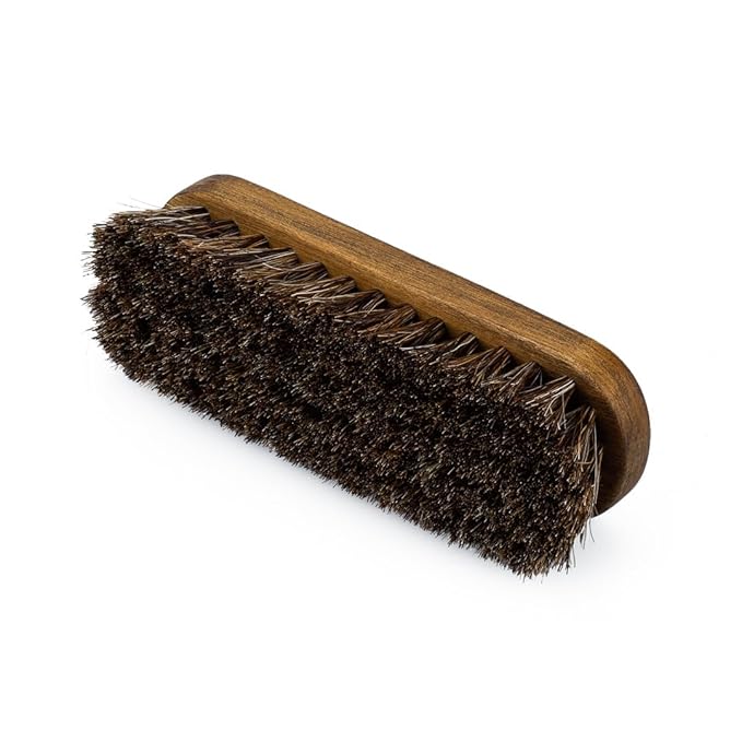 Maxshine Small Universal Horse Hair Brush – 100% Natural Bristles for Leather, Upholstery & Alcantara – Ideal for Car Seats, Carpets, Sofas & More – Premium Detailing Brush