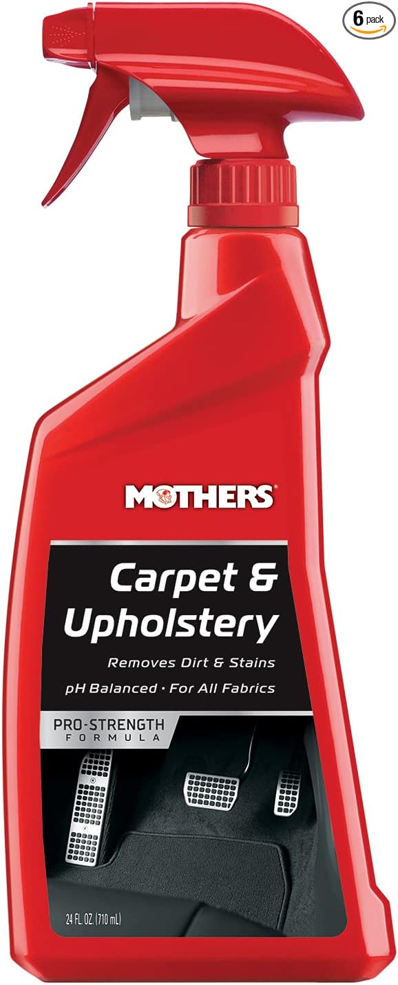 Mothers 05424-6 Carpet & Upholstery Cleaner - 24 oz., (Pack of 6)