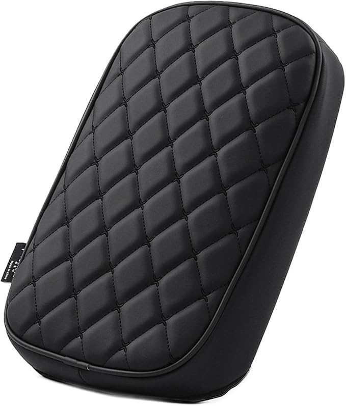 Car Armrest Cushion Cover Compatible with Kia Sportage 2023 2024 2025 2026 Accessories, Leather Center Console Armrest Pad(Black)