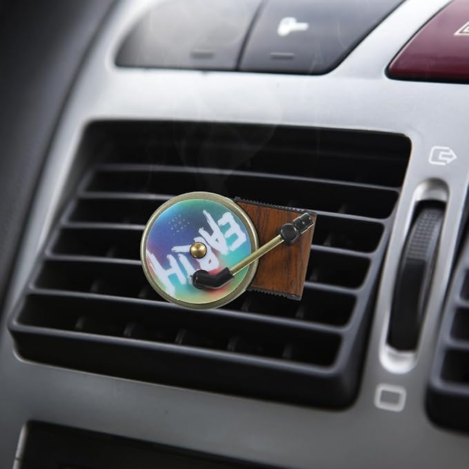 48 Pcs Record Air Freshener Refills: 1.38" Vinyl Scented Pads for Car Vent Clips - Disco Retro Fragrance Discs