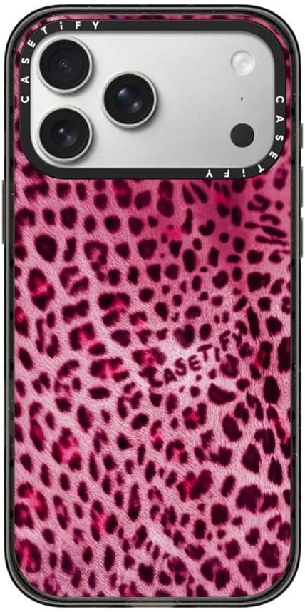 CASETiFY Impact iPhone 17 Pro Max Case [Slim/Compatible with Magsafe / 8.2 ft. 4X Military Grade Drop Protection] - Y2K Jaguar - Clear Black