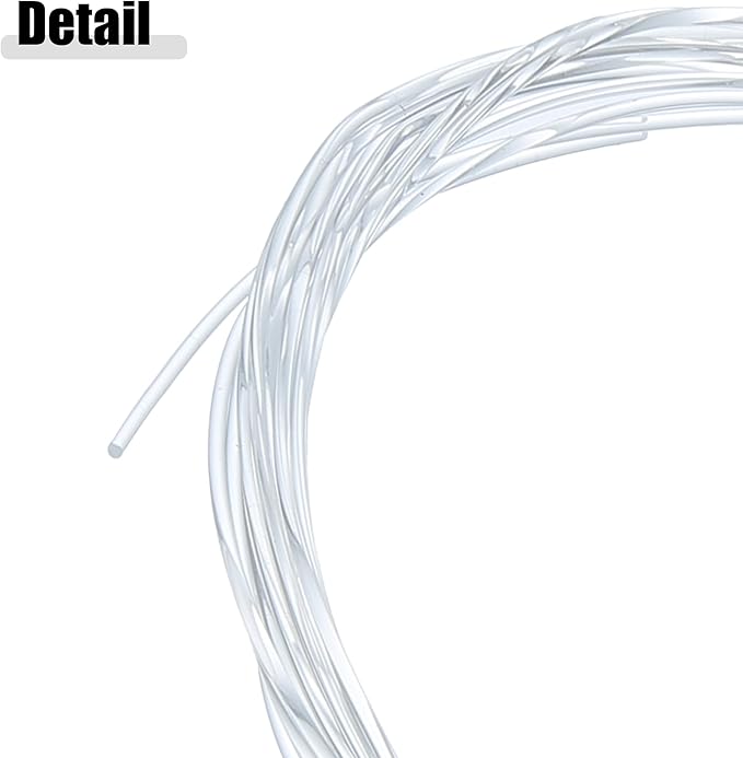 ACROPIX 5mm 0.20" 5m 16.40ft Universal Glow Optic Fiber Cable Car Light Decoration Clear - Pack of 1