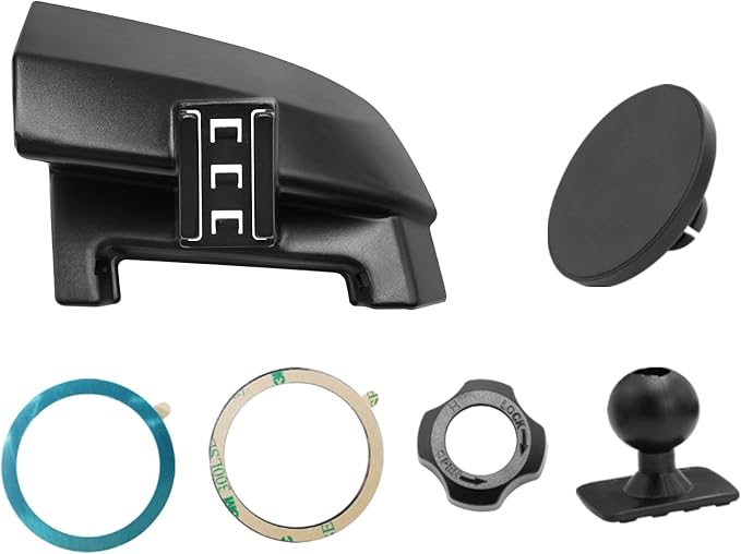 Compatible With Toyota Tundra Phone Holder 2007-2013 for Air Vent, 2nd Gen Sequoia Mount, Magnetic Bracket Anti-Shake, 360 Degree Rotation Dashboard Cell Stand, Black