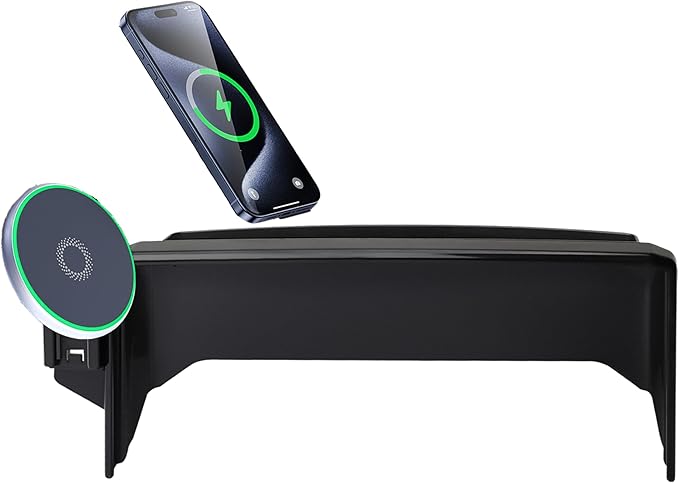 Wireless Charger Car Phone Holder for Toyota Corolla 2019-2026 / Corolla Cross 2022-2026 Accessories Apply to 8 Inch Screen Fixed Clip, 360° Rotation Cell Phone Mount