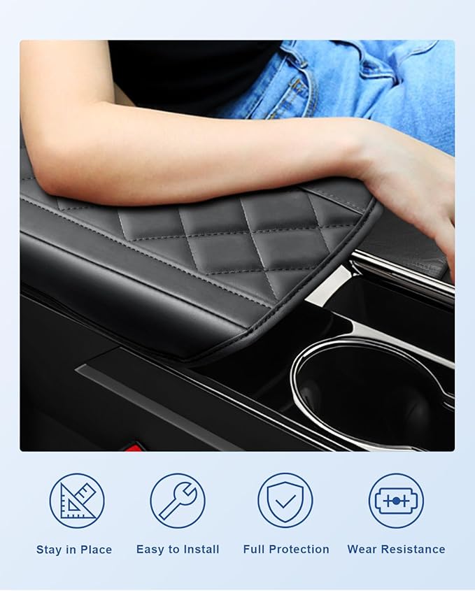 CDEFG for 2025 2026 Chevy Equinox Center Console Cover for 2025 2026 Chevrolet Equinox (LT/RS/ACTIV) Accessories Arm Rest Cover Equinox 2025 2026 Armrest Cover Cushion Pad