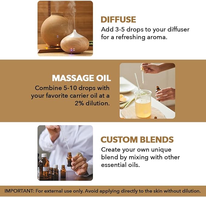 Majestic Pure Essential Oil with Glass Dropper - 100% Pure and Natural - Essential Oils for Diffuser, Aromatherapy, Soap and Candle Making, Frankincense Essential Oil, Frankincense Oil, 1 Fl Oz
