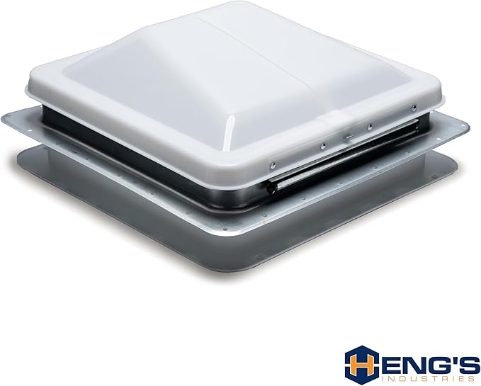 Heng's 71111-C1G1 Standard Mount Universal Vent - White
