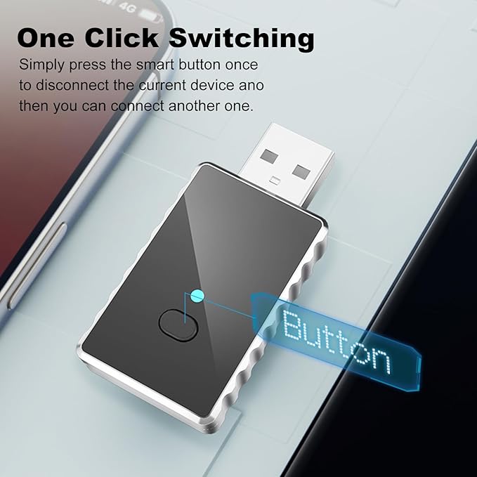 Wireless CarPlay Adapter for iPhone - Carplay&Android Auto Wireless Adapter Convert Wired to Wire-Less Carplay Dongle Fast Setup No Latency for Cars with Built-in Car-Play