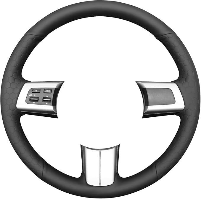 MEWANT Car Steering Wheel Cover for Mazda MX-5 2016 2017 2018 2019 Hand-Stitched Leather Car Steering Wheel Wrap