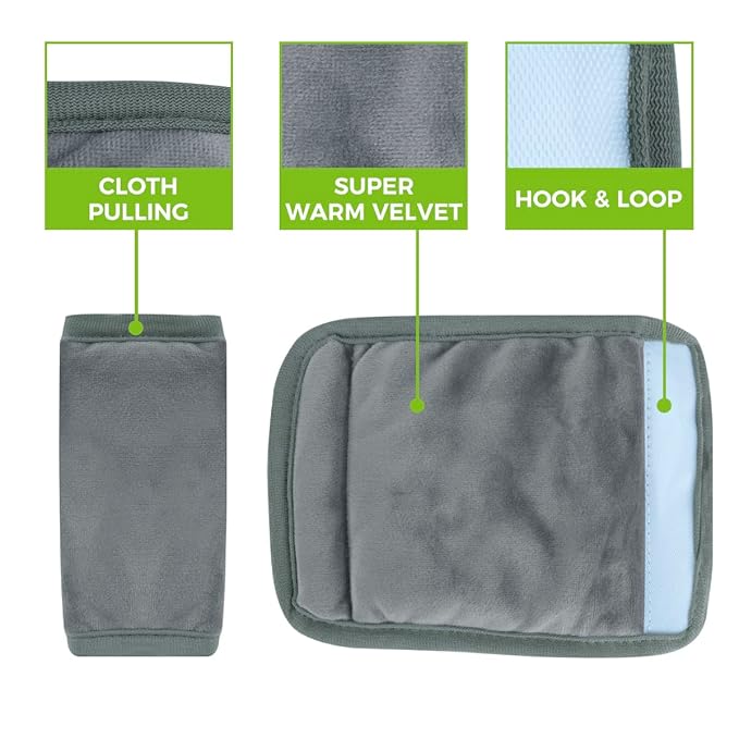 COOLBEBE Car Seat Straps Shoulder Pads for Baby Kids, Super Soft Seat Belt Covers for All Car Seats/Pushchair/Stroller/High Chair