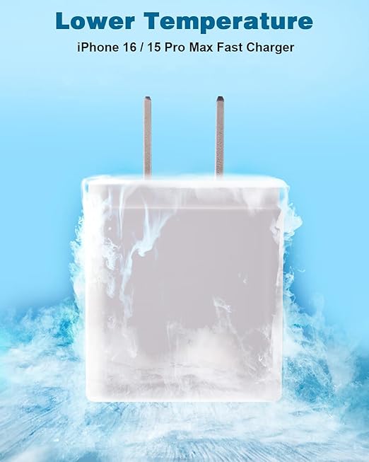 Fast Charger for iPhone 17/16/15 Charger,iPhone 16/15 ChargerFast Charging Type C USB C Wall ChargerBlock Adapter 10FT USB C Charging Cable Cord for Apple iPhone 17 16 15 Pro Max/15 Plus/iPad Pro/Air