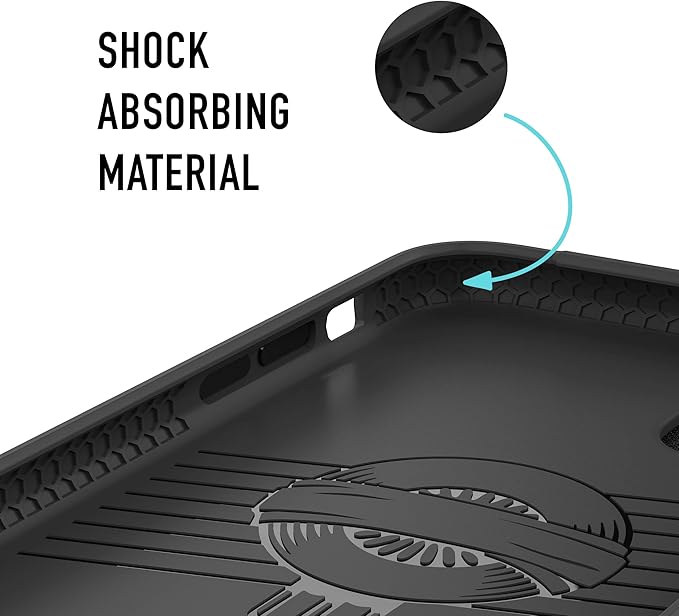 Spy-Fy iPhone 13 Pro Max Case with Camera Covers Front and Rear | Protect Your iPhone and Privacy | 6-Foot Drop Proof | 6,7 Inch | Camera Protection by Valenta Black