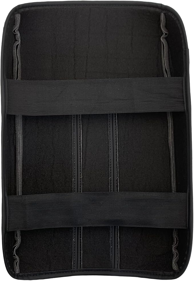 Center Console Cover Armrest Leather Covers for Honda Pilot 2023 2024 2025(Black) 2024 Ridgeline/Passport Armrest Pad Lid Cushion Console Protector Vegan Leather Extra Soft