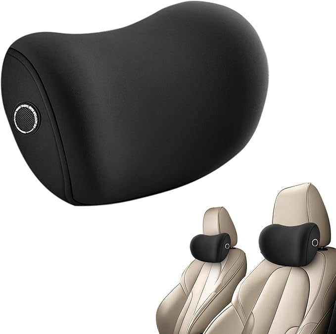 Driver Car Seat Back Support - Lumbar Cushion, Multipurpose Corrector | Adjustable Memory Foam Pad with Elastic Straps, Portable Ergonomic Backrest for Offices Chair Vehicle Seat Comfort