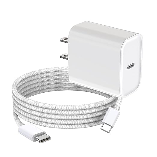 for iPhone 17 16 Charger Fast Charging,20W iPhone 17 Charger USB C Chargers USBC to USBC Cable for iPhone 17/17 Air/17 Pro/17 Pro Max/16/16e/16 Pro/16 Pro Max/15/15 Plus/15 Pro/15 Pro Max/iPad/AirPods