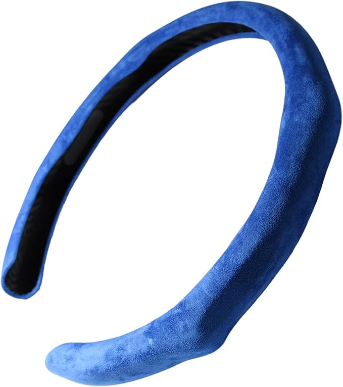 Quick Install Sporty Blue Suede Steering Wheel Cover Universal fit Any 14.5 to 15 inches Car Sedan Coupe SUV Pickup