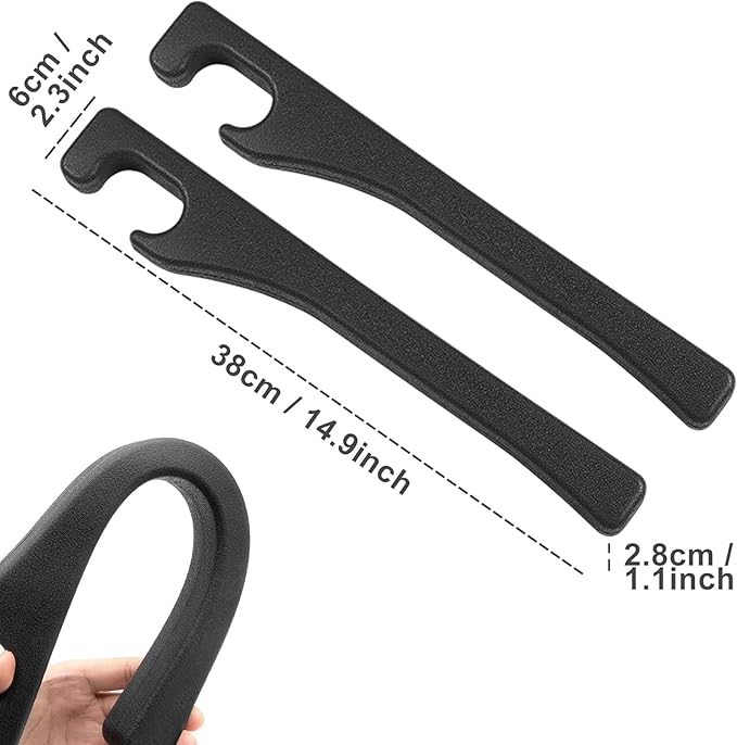 2-Pack Car Seat Gap Filler – Universal PU Leather Car Seat Gap Cover, Designed to Fill Gaps Between Seats and Console. Car Seat Side Gap Filler Prevents Items from Falling