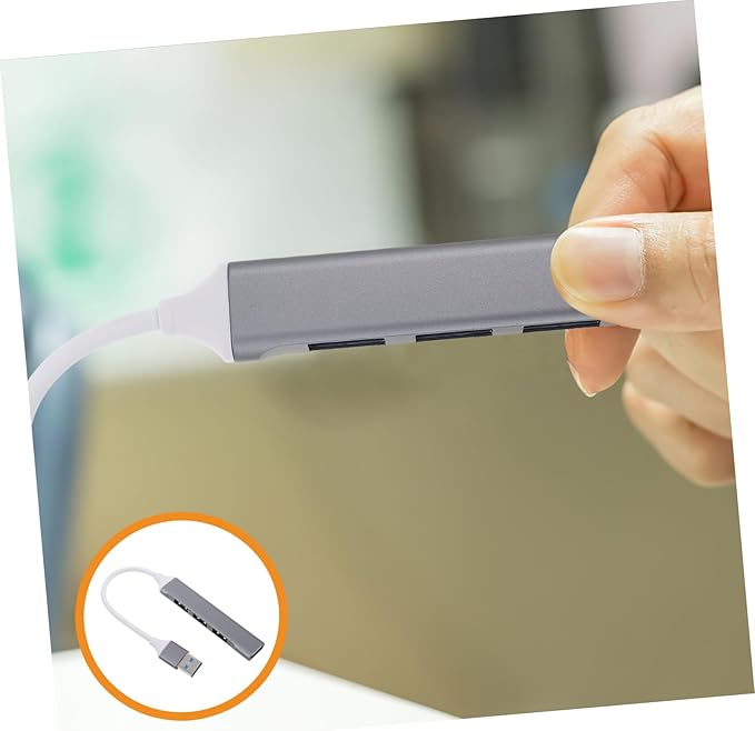 TEHAUX USB Hub Splitter Laptop USB Expander Charging for Desktop Car Gaming Travel Accessories