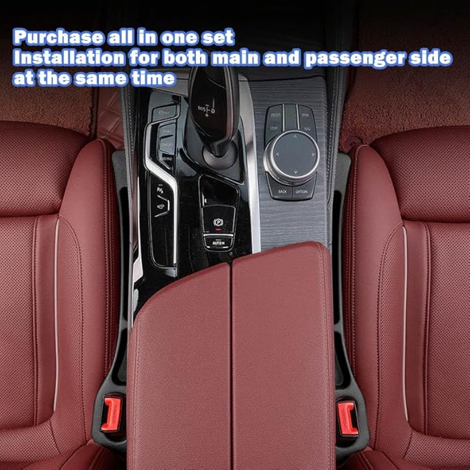 No Drop Seat Guard, Car Seat Gap Filler, Car Gap Filler Organizer, Universal Drop Seat Guards for Car Accessories Interior Prevent Stop Cellphone Wallet Keys Coins and Card from Dropping (black 2)