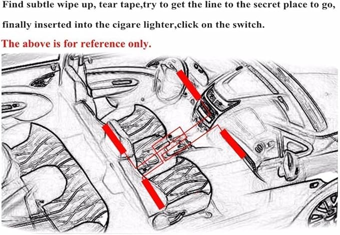 Car LED Strip Light,Uniwit 4 Pieces DC 12V Multicolor Car Interior Music Light LED Underdash Lighting Kit with Sound Active Function and Wireless Remote Control Including Car Charger