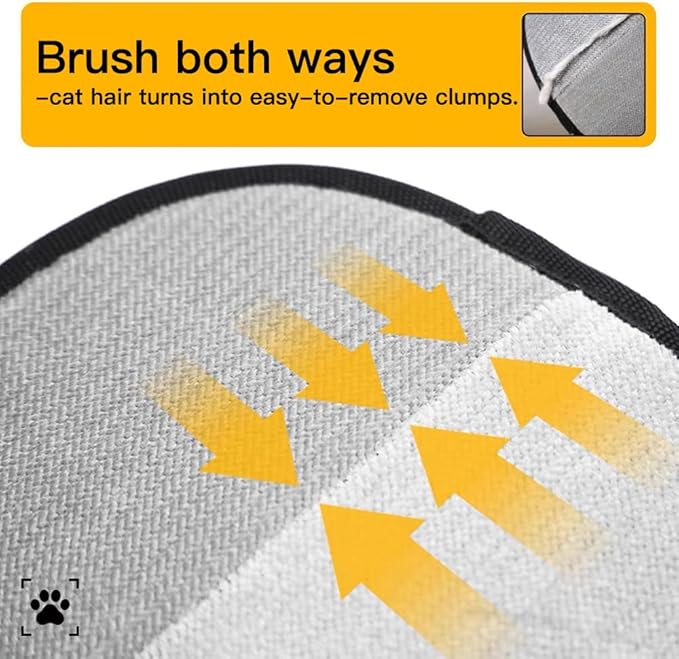 Pet Hair Removal Glove for Cats & Dogs, Reusable Electrostatic Pet Cat Dog Hair Remover Grooming Glove, Pet Hair Remover Tool for Clothing, Couch, Carpet, Car Seat (1PCS