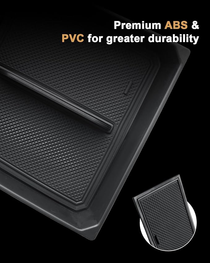 ECOZEN Center Console Organizer Set For 2023-2026 Chevy Colorado/GMC Canyon - 3 Pcs Double-Layer Armrest Organizer + Silicone Cup Holder + Behind Screen Organizer Tray For Colorado Canyon Accessories