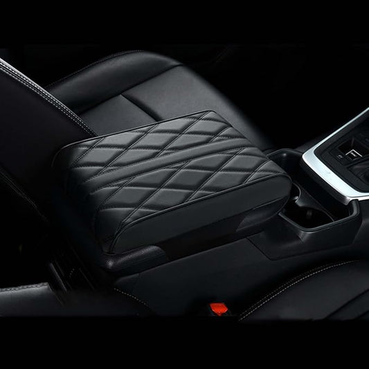 Car Center Console Cover for Infiniti FX35/FX37 2003-2017 S50/S51,Car Armrest Box Cushion,Center Console Cover,Car Armrest Sest Box Cover Protector,Leather Car Armrest Cover Protector