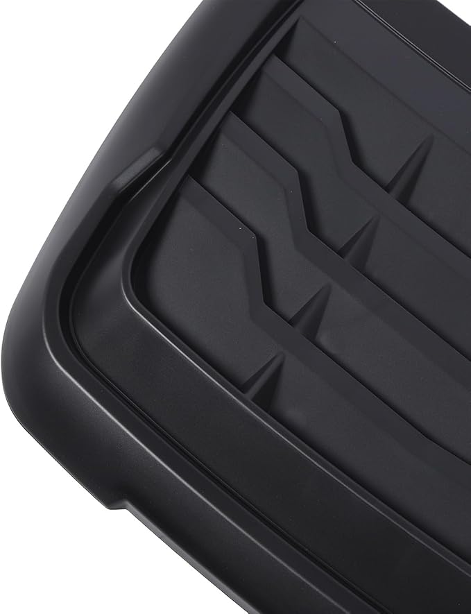 aqxreight Hood Air Intake Vent Scoop Cover ABS Excellent Heat Dissipation Sporty Look Bonnet Air Vent Cover Fit for XLT XLS XL 2015 to 2022 (Matte Black)