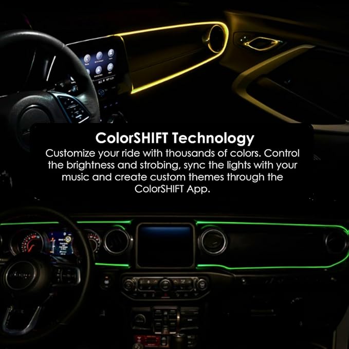 Oracle Lighting 4233-333-4: Fiber Optic Led Interior Kit - Colorshift (4Pcs)